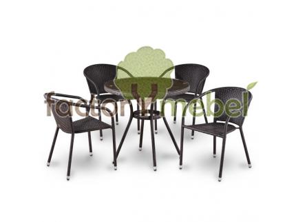 Комплект мебели T283ANT/Y137C-W51 Brown 4Pcs