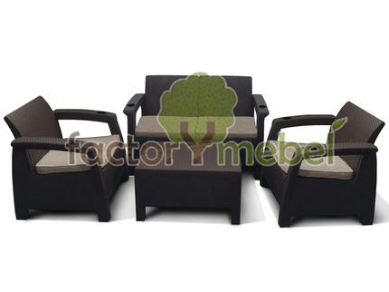 Комплект мебели Yalta Brown - M6142 4Pcs