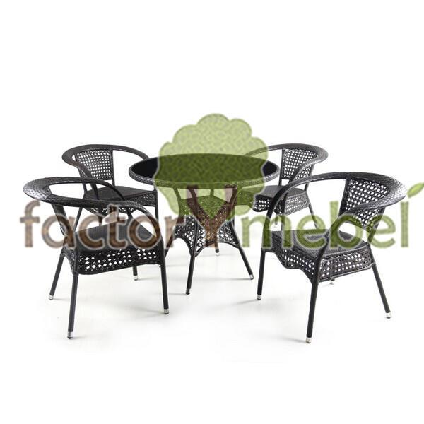 Комплект мебели T220C/Y32 Brown 4Pcs