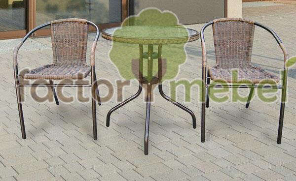 Комплект мебели TLH-037A/087A-D60 Cappuccino 2Pcs