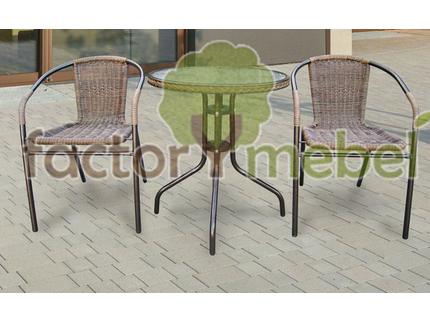 Комплект мебели TLH-037A/087A-D60 Cappuccino 2Pcs