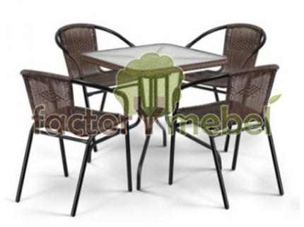 Комплект мебели LRC04/073-70х70 Brown 4Pcs