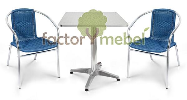 Комплект мебели LFT-3099A/T3125-60x60 Blue 2Pcs