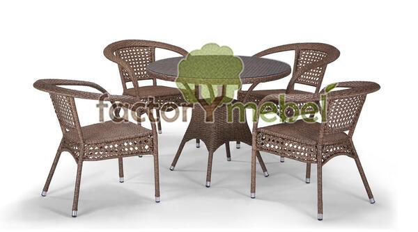 Комплект мебели T220CT/Y32-W56 Light Brown 4Pcs