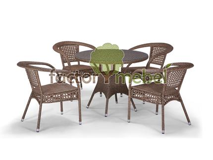 Комплект мебели T220CT/Y32-W56 Light Brown 4Pcs